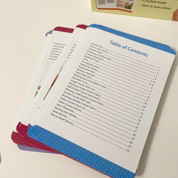 2013 Visual  Deck Set Crochet Thunder Bay Press - Picture 13 of 16